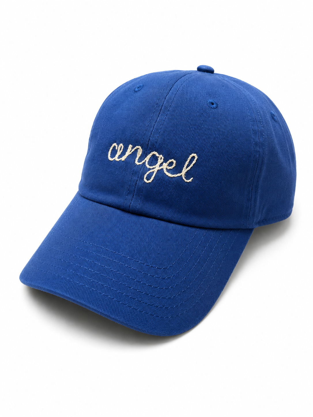 “Angel” Chainstitch Cap - Blue