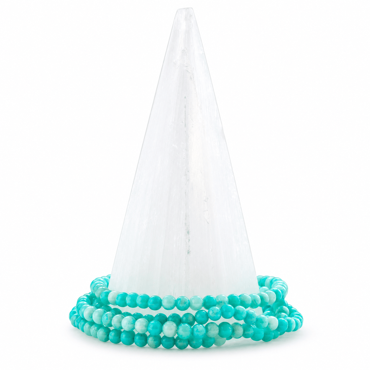 Dainty Grade A Amazonite bracelet by Milk and Honey featuring smooth turquoise-blue gemstone beads on a delicate jewelry strand