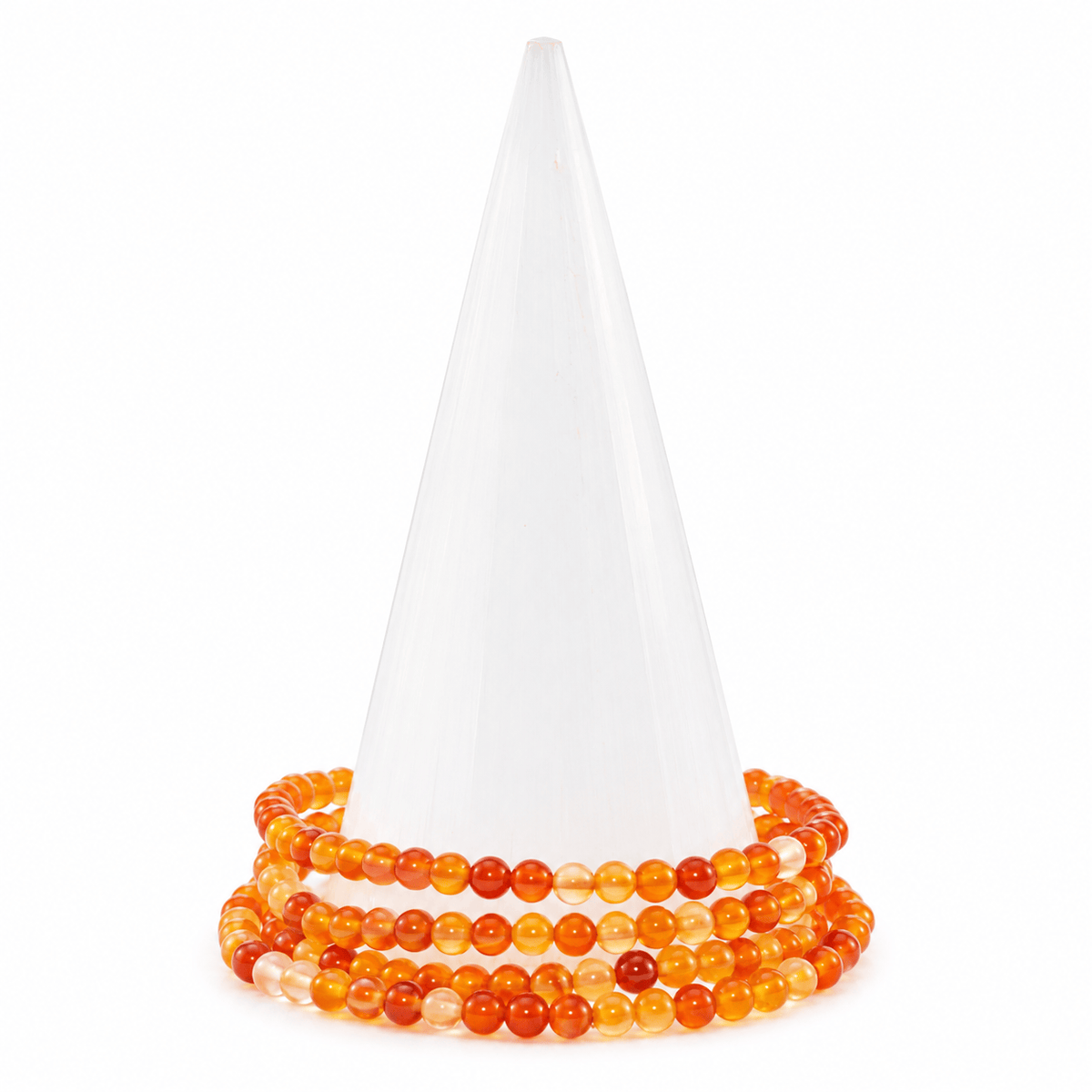 Dainty bracelet with polished carnelian beads from Milk and Honey jewelry collection, featuring a delicate design.
