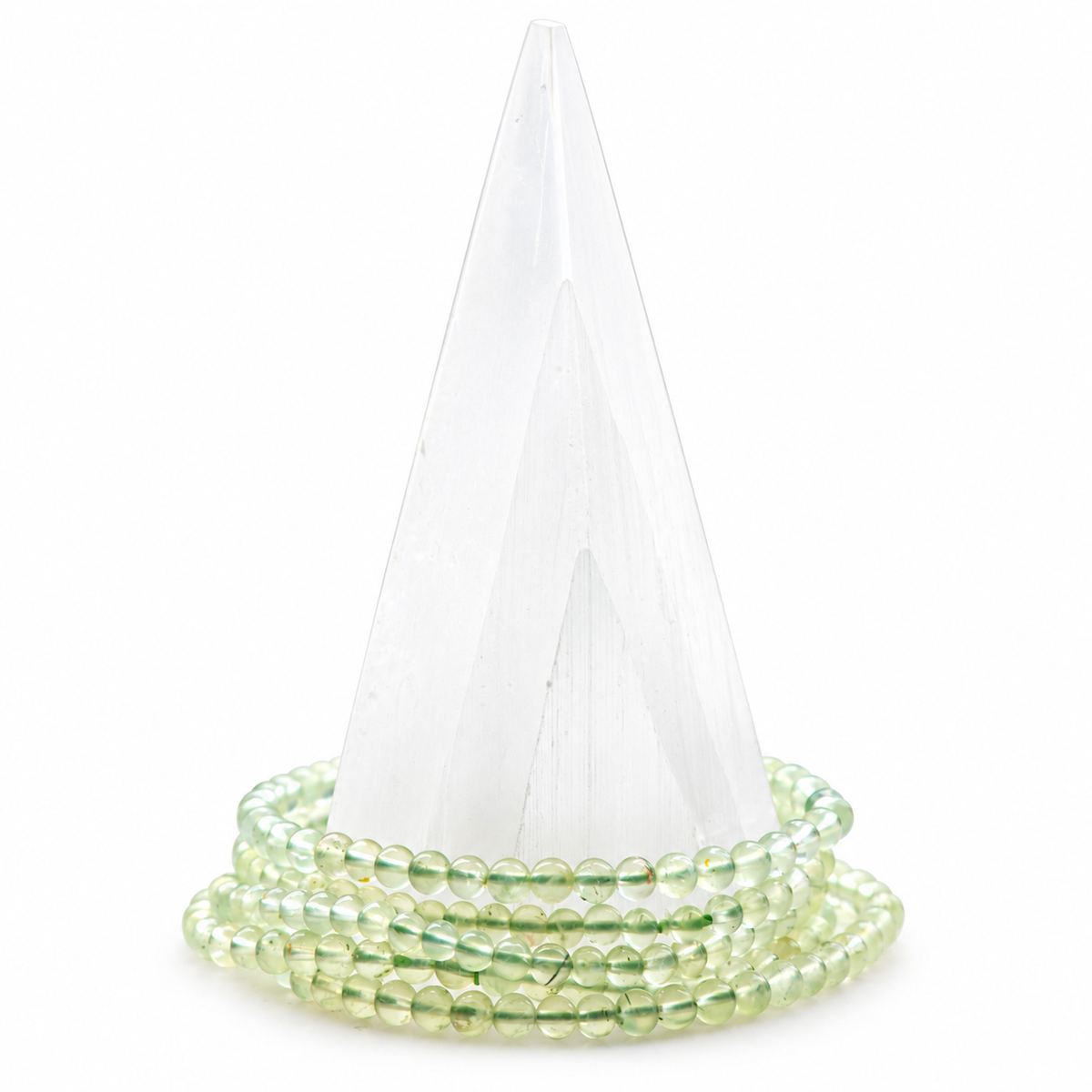 Prehnite Dainty Bracelet