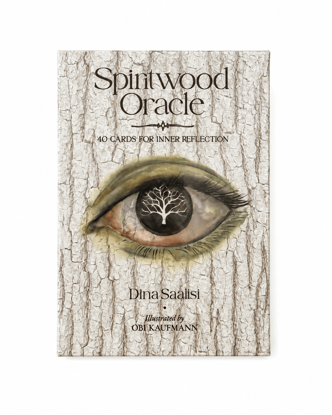 Spiritwood Oracle Deck from Sacred Light Soundbaths and Crystals, featuring beautifully crafted cards with spiritual symbols and artwork.