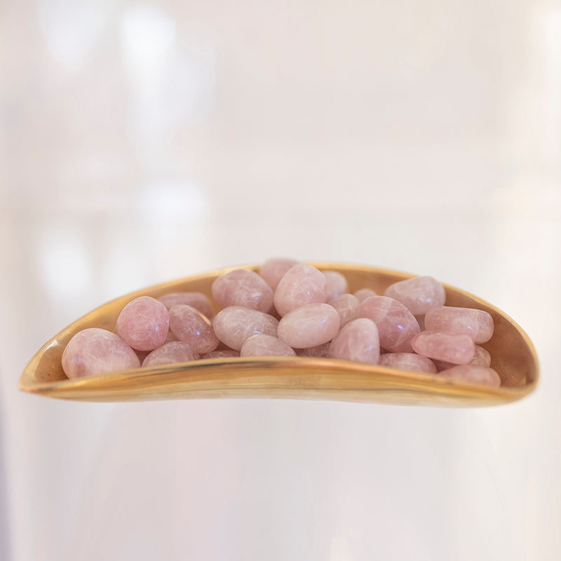 Tumbled lavender quartz stones from Sacred Light Soundbaths and Crystals, smooth purple mineral crystals for meditation and healing.