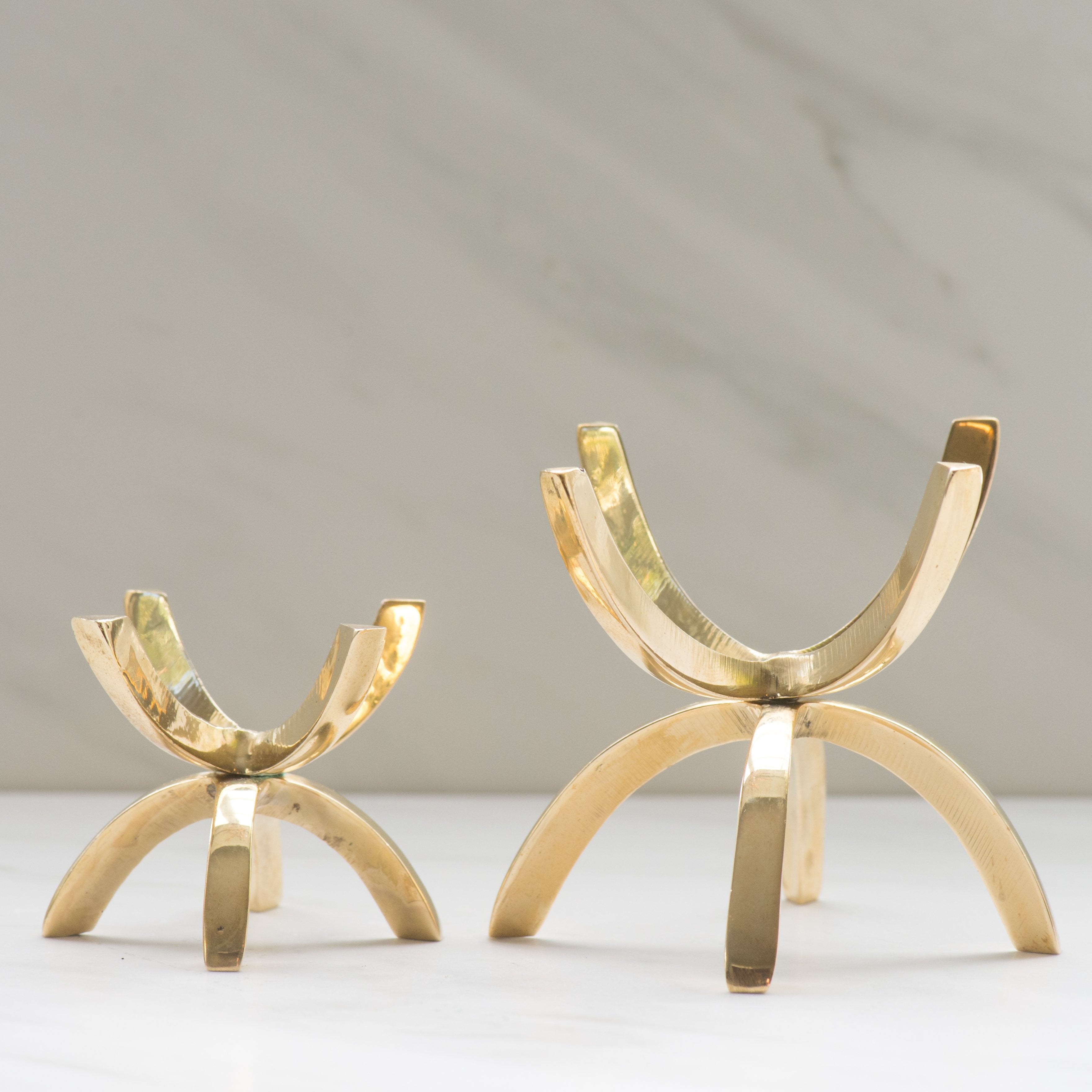 Brass Claw Crystal Stand
