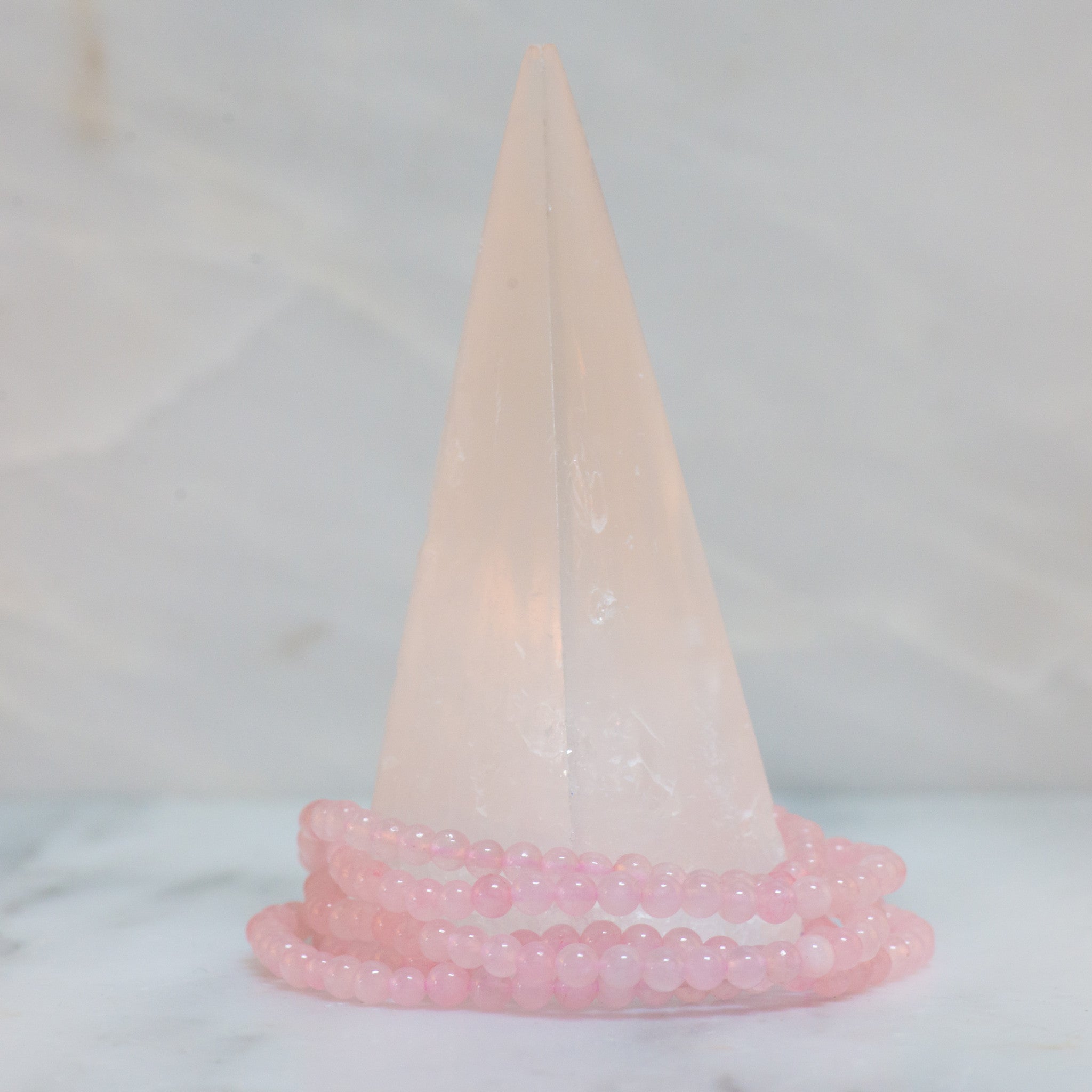 Rose Quartz Dainty Bracelet