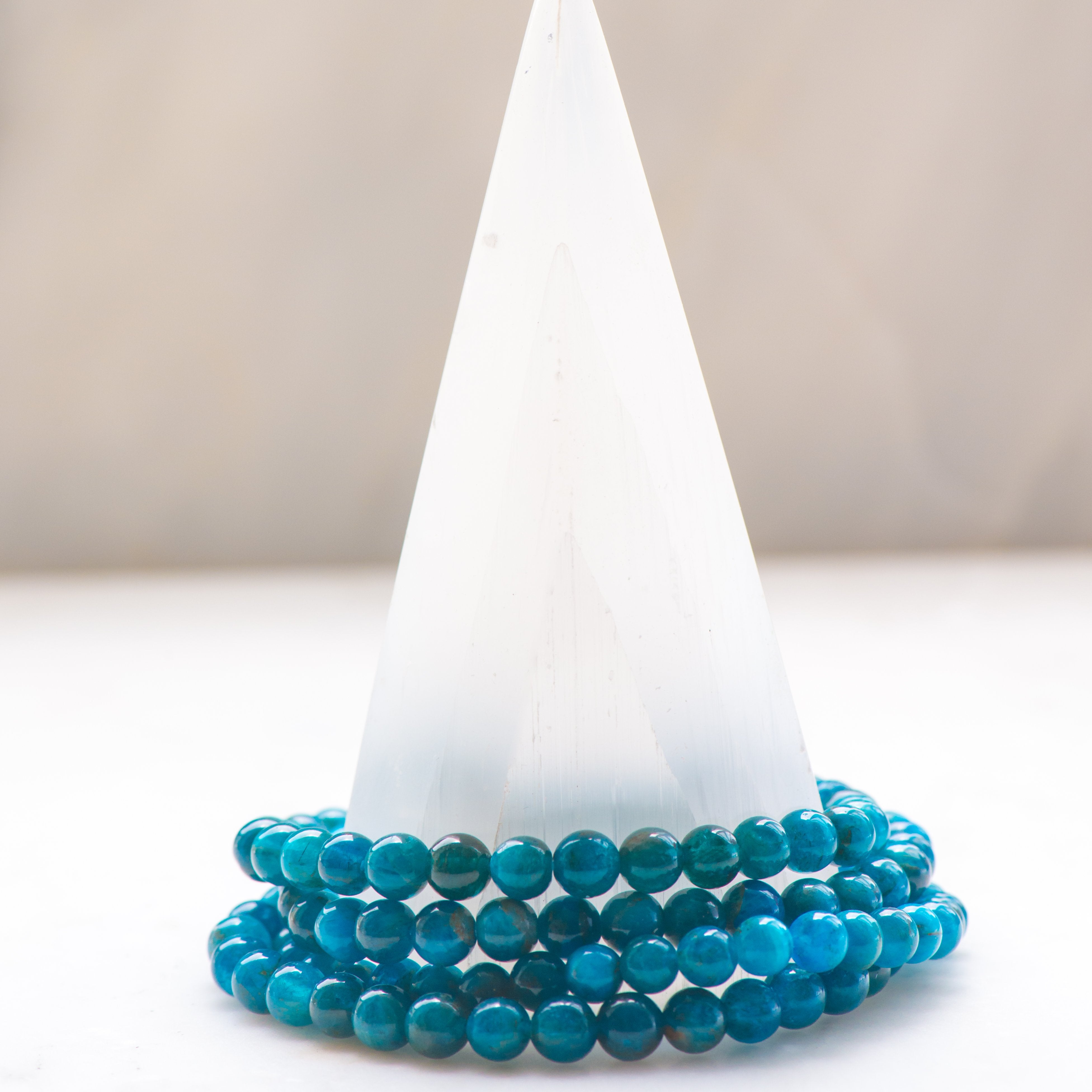 Blue Apatite Medium Bracelet