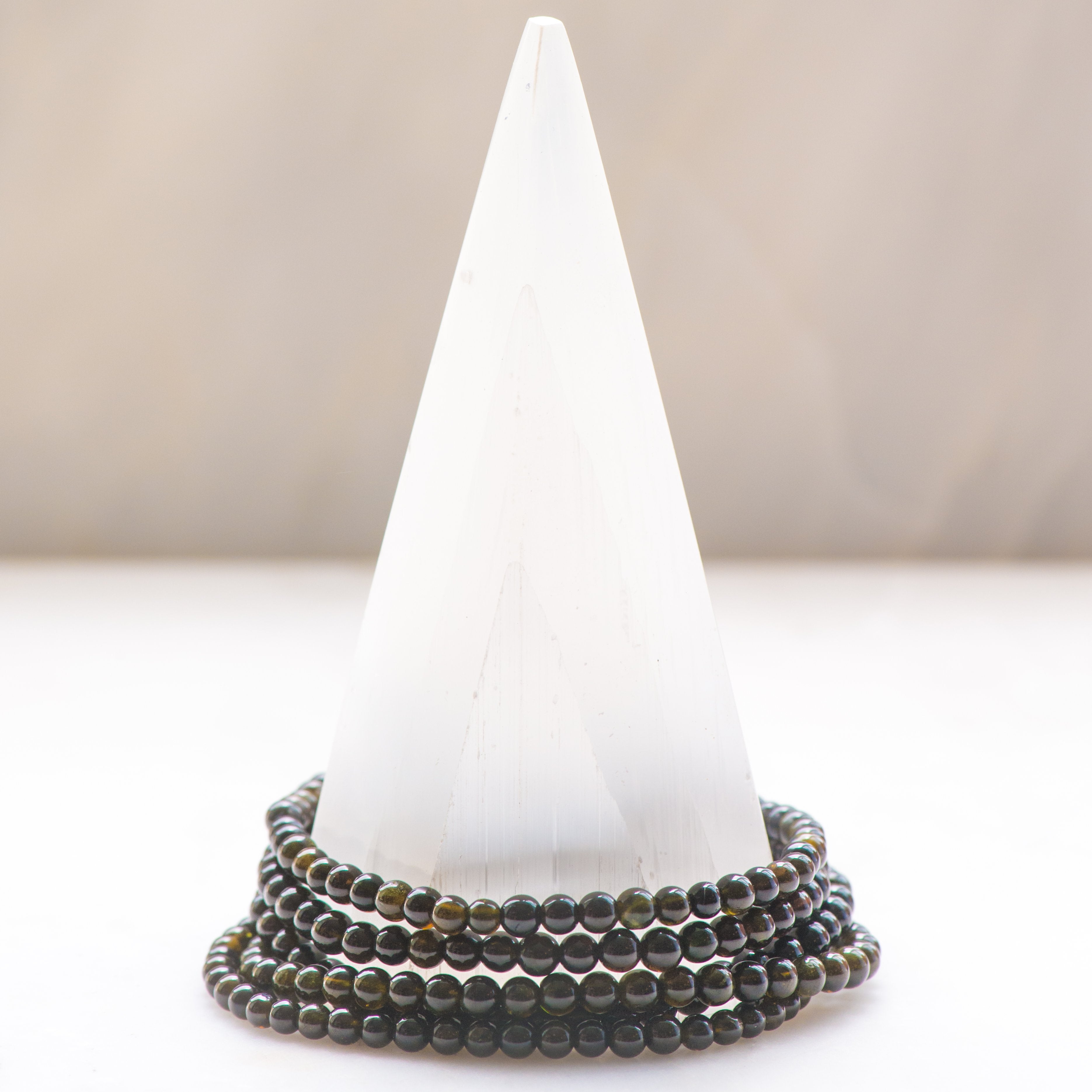 Black Tourmaline Bracelet Dainty