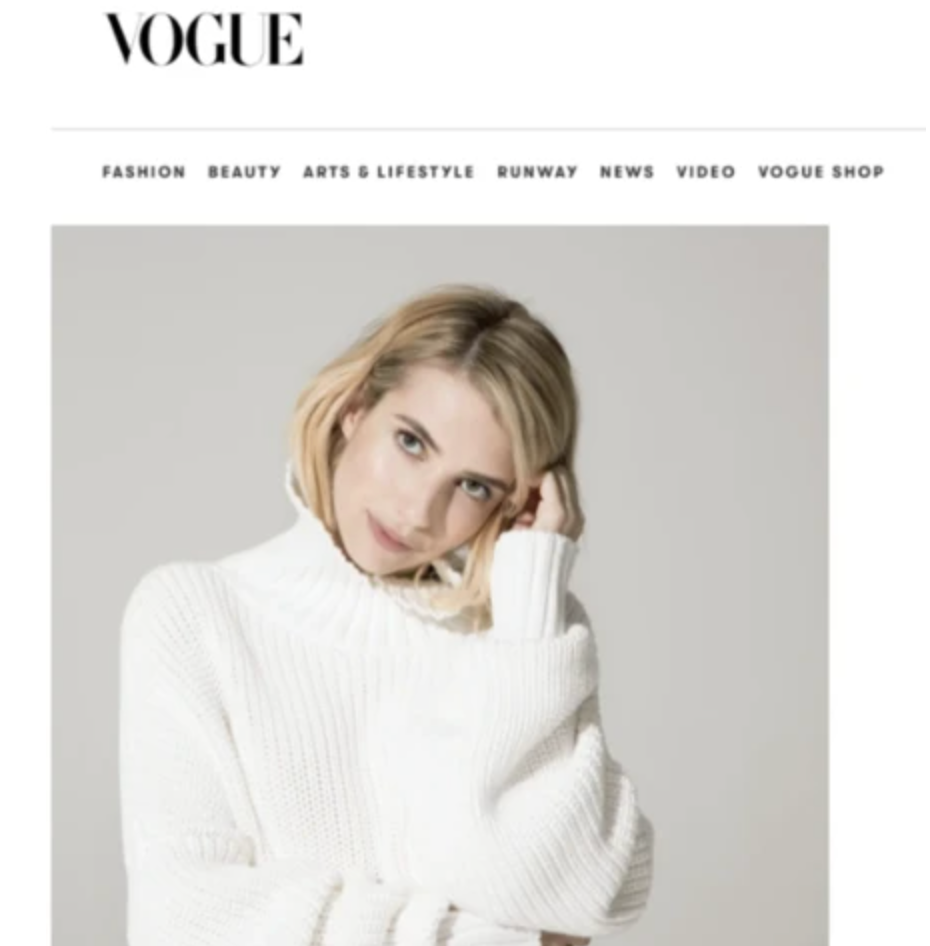 Client Emma Roberts for British Vogue Self Care and Sacred Light Sound Baths