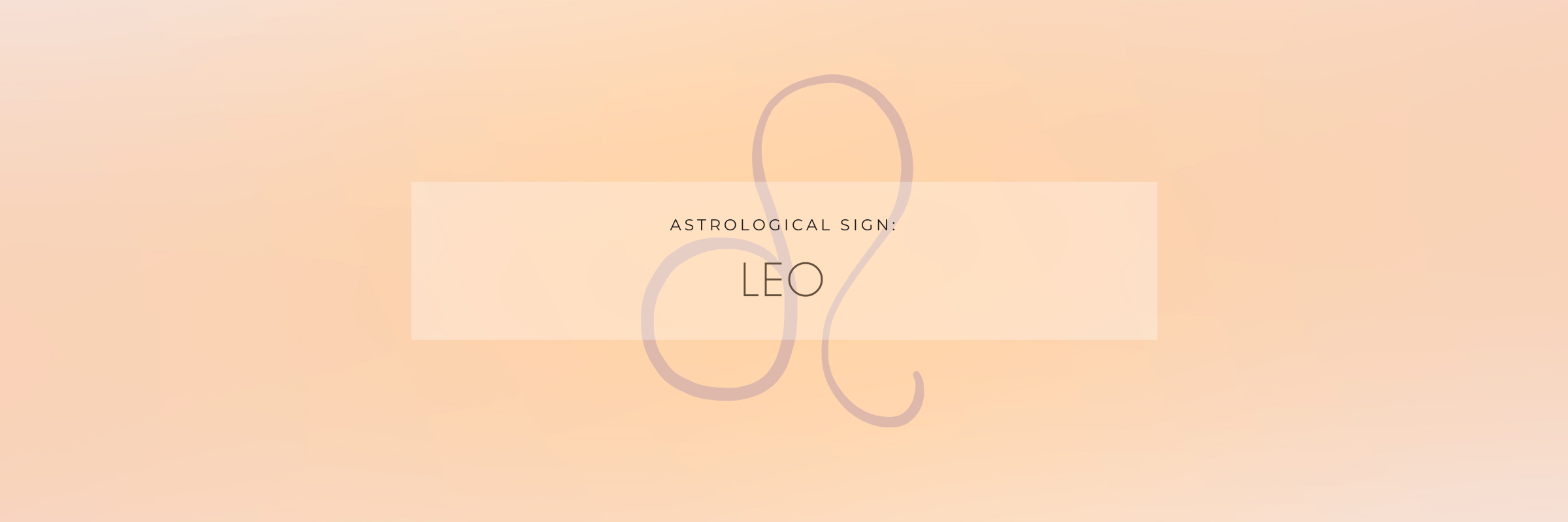 Astrology Sign: Leo