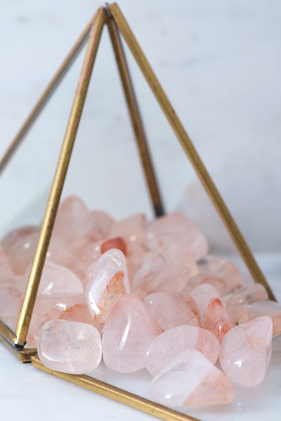 Tumbled Hematoid Quartz
