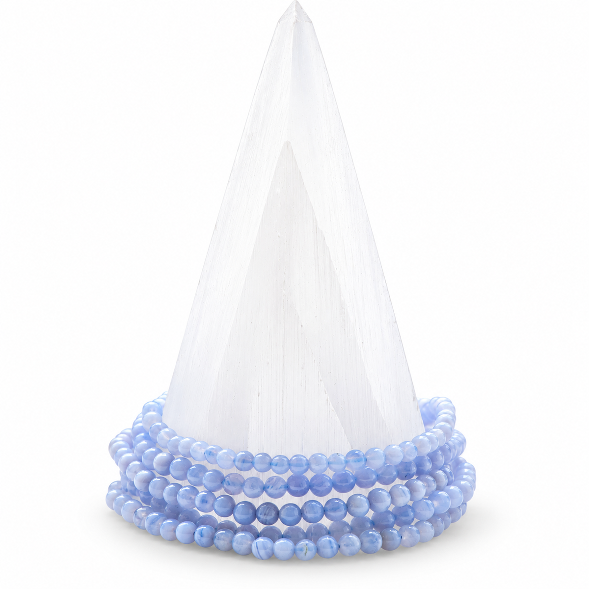 Blue Lace Agate Dainty Bracelet
