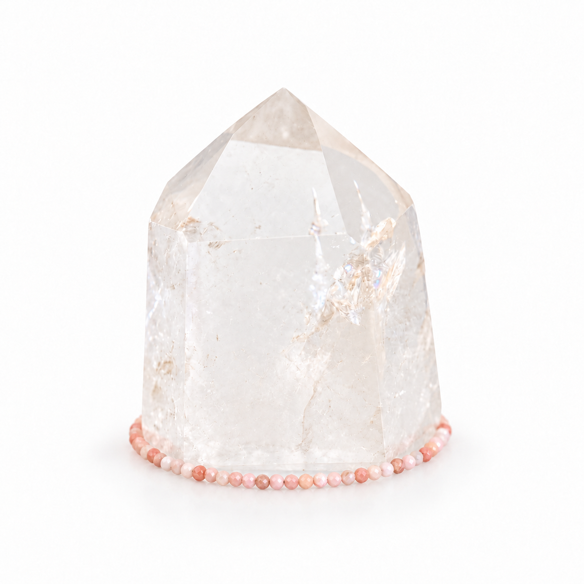 Grade AAA Pink Opal Dainty Bracelet