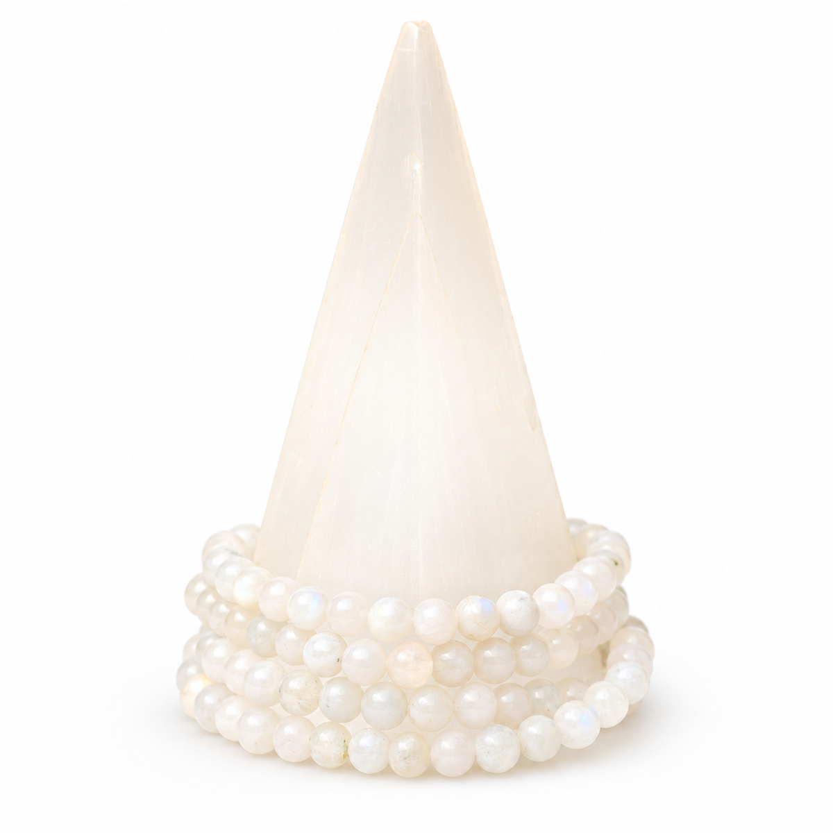 Rainbow Moonstone Medium Bracelet