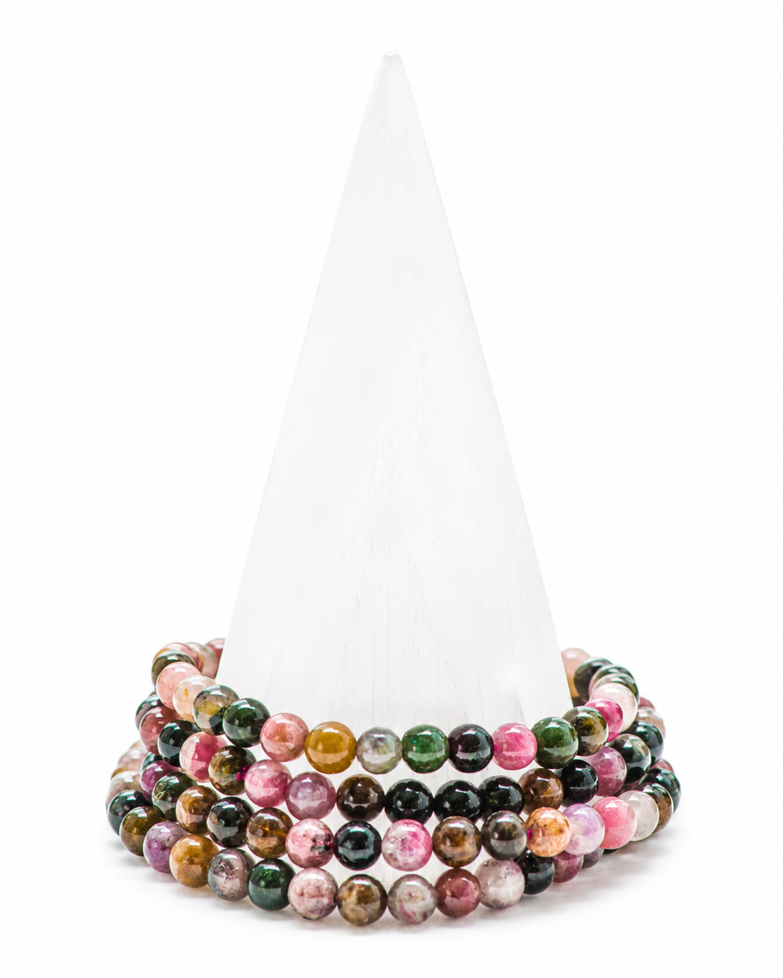 Watermelon Tourmaline Dainty Bracelets