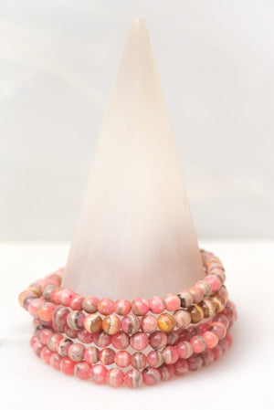 Dainty Rhodochrosite Bracelet