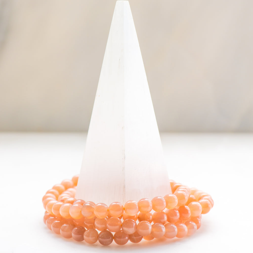 Sunstone Medium Dainty Bracelet