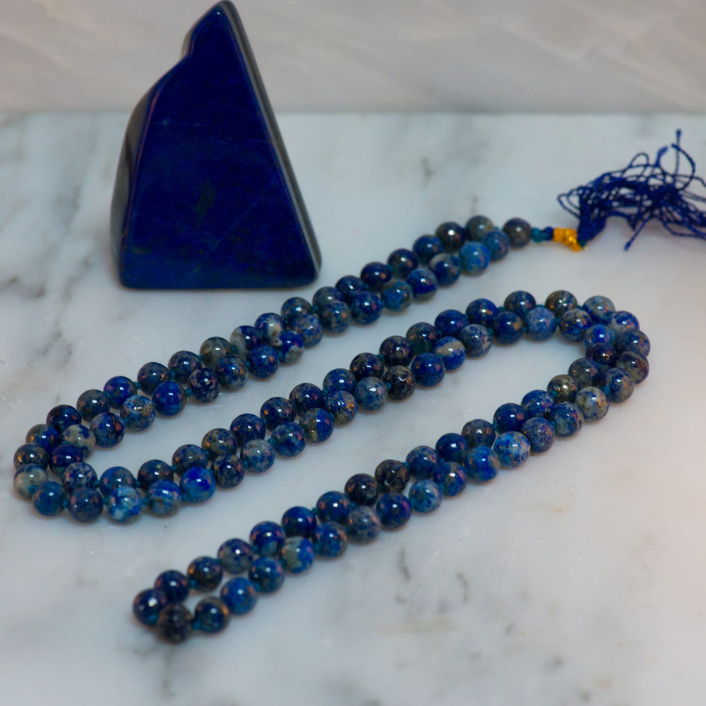 Lapis Lazuli Mala Necklace