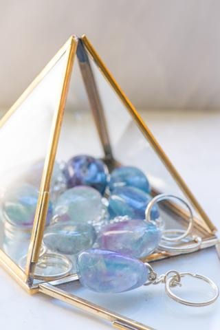Fluorite Key Chain