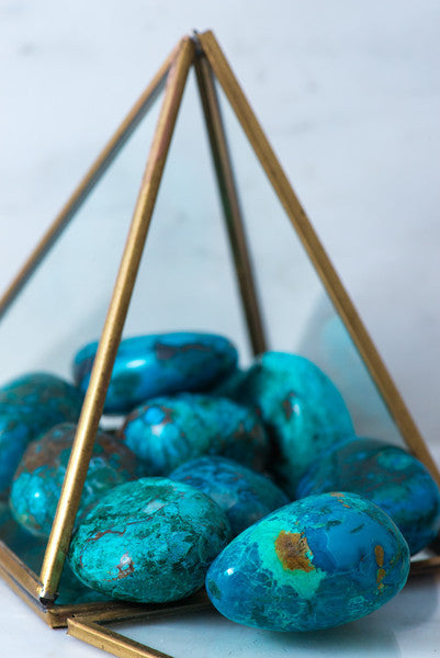 Tumbled Chrysocolla