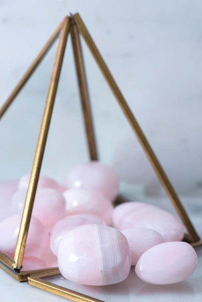 Tumbled Mangano Calcite